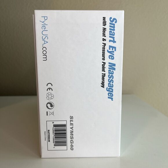 SereneLife Smart Eye Massager with Heat & Pressure Point Therapy Mask - Picture 8 of 16